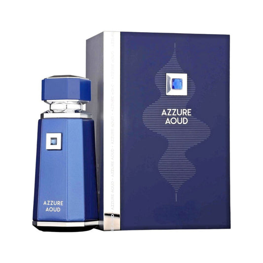 FRAGRANCE WORLD FRENCH AVENUE AZZURE AOUD 3.4 EAU DE PARFUM SPRAY FOR MEN