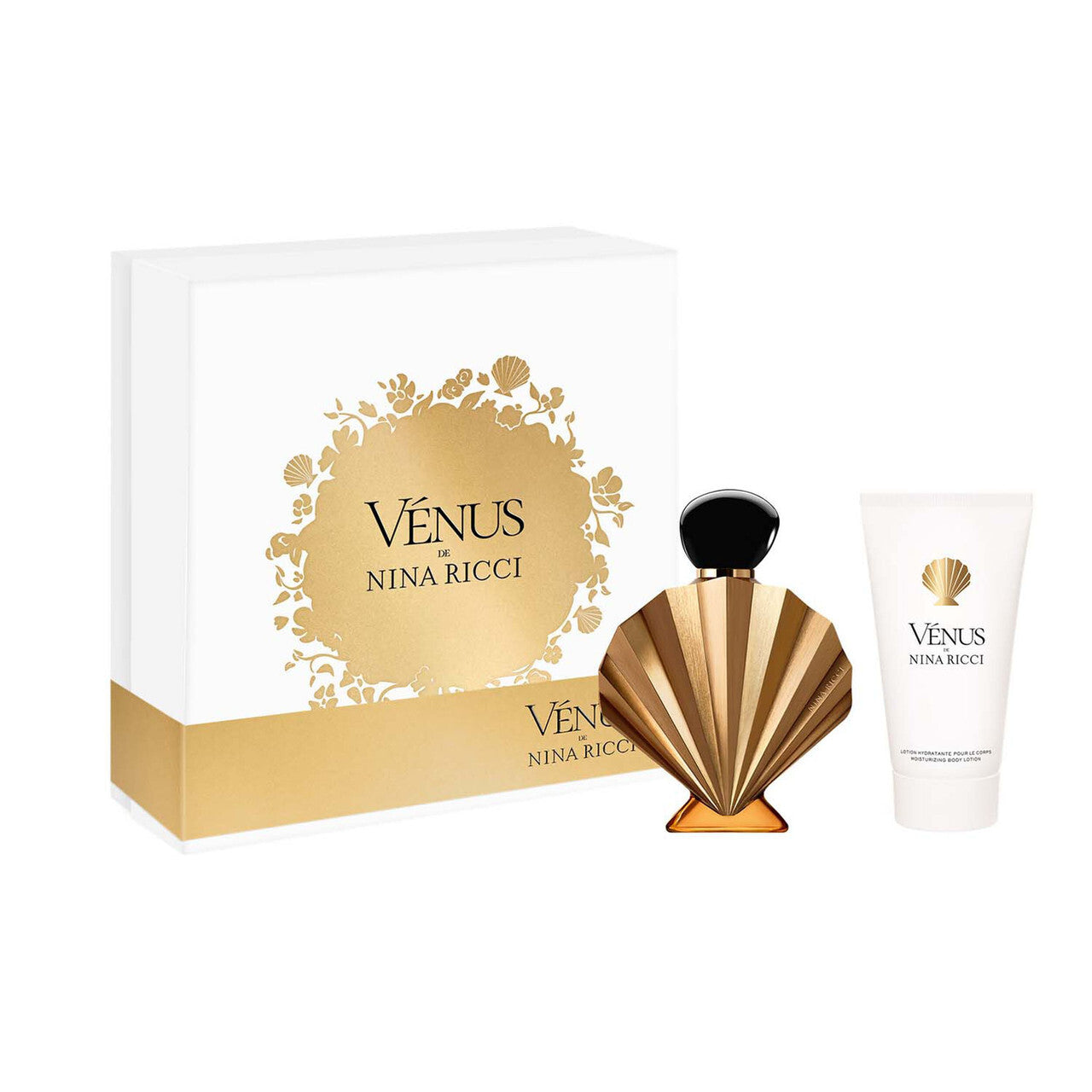 Nina ricci venus 2 pcs set for women: 2.7 eau de parfum spray + 2.5 body lotion