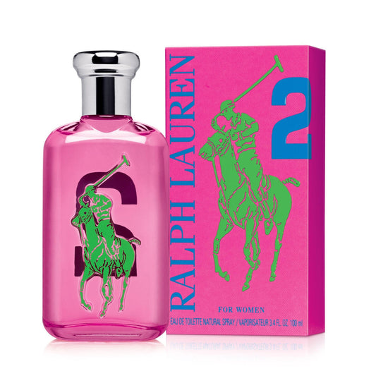 POLO BIG PONY #2 PINK 3.4 EAU DE TOILETTE SPRAY FOR WOMEN