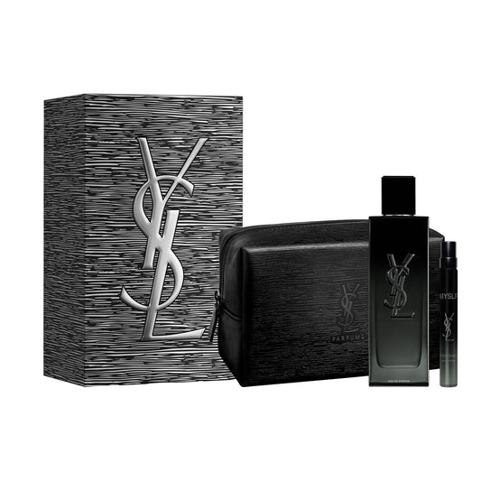 Ysl myslf 3 pcs set for men: 3.3 eau de parfum spray + 0.33 eau de parfum spray + pouch