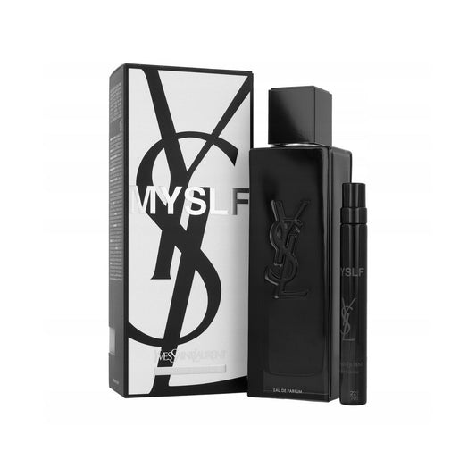 YSL MYSLF 2 PCS SET FOR MEN: 3.3 EAU DE PARFUM SPRAY + 0.33 EAU DE PARFUM SPRAY..